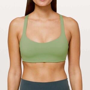Lululemon Free to Be Low Impact Sports Bra Green 12